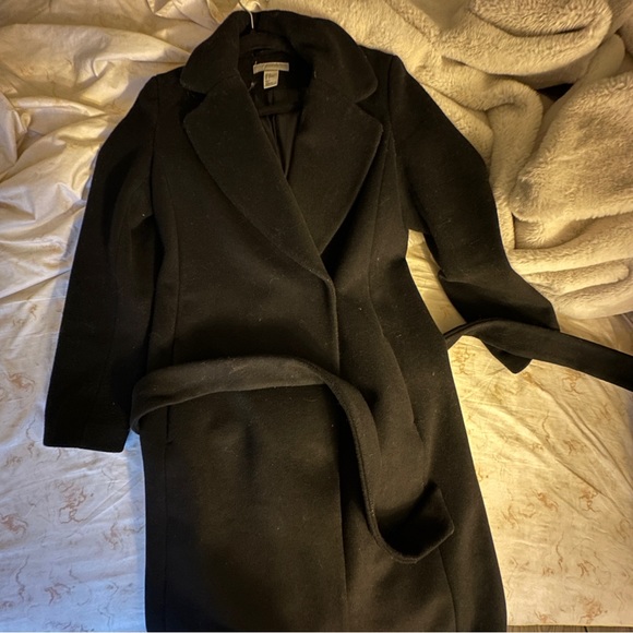 SOLD Fitted Coat with Belt - Picture 4 of 5